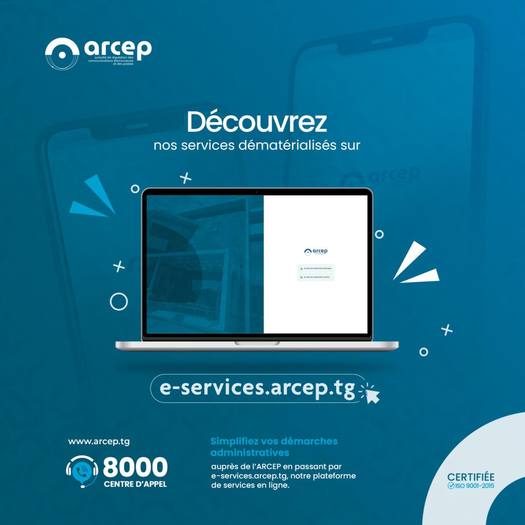 Digitalisation : L'ARCEP Togo lance sa nouvelle plateforme d'e-Services