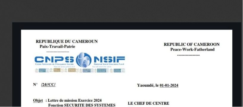 Cameroun / Piratage : Près de 10 GB de données de la CNPS en téléchargement libre sur le darkweb